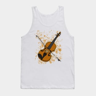 Violin Violinist String Teacher Musician Tank Top